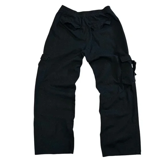 Tinseltown Black Cargo Pants Wide Leg‎ Utility Streetwear Size L - Picture 11 of 11